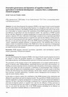 Research paper thumbnail of Innovative governance and dynamics of cognitive models for agriculture in territorial development-Lessons from a collaborative research program