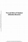 Research paper thumbnail of Nuts and Bolts of Chemical Education Research