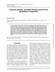 Research paper thumbnail of Financial stability, the Basel Process and the new geography of regulation