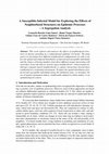 Research paper thumbnail of A Susceptible-Infected Model for Exploring the Effects of Neighborhood Structures on Epidemic Processes–A Segregation Analysis