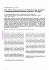 Research paper thumbnail of Role of Extra Cellular Enzymes from Trichoderma spp. during their In Vitro Antagonism with Fusarium oxysporum f. sp. ciceri