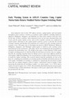 Research paper thumbnail of Early Warning System in ASEAN Countries Using Capital Market Index Return: Modiied Markov Regime Switching Model