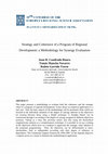 Research paper thumbnail of Strategy and Coherence of a Program of Regional Development: a Methodology for Synergy Evaluation