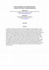 Research paper thumbnail of Firm heterogeneity and exporting behavior: Evidence from China's manufacturing firms