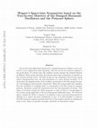 Research paper thumbnail of Wigner's Space-time Symmetries based on the Two-by-two Matrices of the Damped Harmonic Oscillators and the Poincaré Sphere