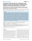 Research paper thumbnail of Therapeutic Helminth Infection of Macaques with Idiopathic Chronic Diarrhea Alters the Inflammatory Signature and Mucosal Microbiota of the Colon