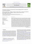 Research paper thumbnail of The genome sequence and proteome of bacteriophage ΦCPV1 virulent for Clostridium perfringens