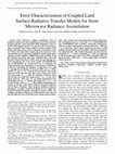 Research paper thumbnail of Error Characterization of Coupled Land Surface-Radiative Transfer Models for Snow Microwave Radiance Assimilation