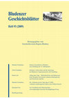 Research paper thumbnail of Schloss Gayenhofen in Bludenz - eine Erfindung des 19. Jahrhunderts