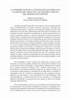 Research paper thumbnail of La Introduccion De La Tecnología Electrica en La España Del Siglo XIX: Un Análisis a Traves Del Sistema De Patentes