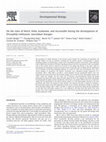 Research paper thumbnail of On the roles of Notch, Delta, kuzbanian, and inscuteable during the development of Drosophila embryonic neuroblast lineages