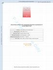 Research paper thumbnail of Occurrence of free and conjugatedFusariummycotoxins in cereal-based food