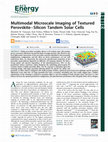 Research paper thumbnail of Multimodal Microscale Imaging of Textured Perovskite–Silicon Tandem Solar Cells