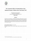 Research paper thumbnail of The Asymmetric Effects of Nominal hocks on the Jamaican Economy: Evidence from a Non-linear VAR