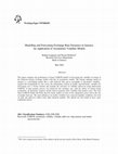 Research paper thumbnail of Modelling and Forecasting Exchange Rate Dynamics in Jamaica: An Application of Asymmetric Volatility Models