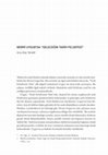 Research paper thumbnail of NERMİ UYGUR'DA "GELECEĞİN TARİH FELSEFESİ"