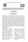 Research paper thumbnail of Paragraph Intonation Patterns among Persian Speakers’ English Interlanguage: The Diversity of Paratones in Focus