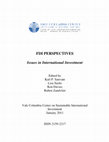 Research paper thumbnail of FDI Perspectives: Issues in International Investment