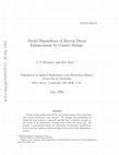 Research paper thumbnail of Model Dependence of Baryon Decay Enhancement by Cosmic Strings