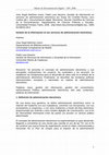 Research paper thumbnail of Gestión de información en servicios de administración electrónica