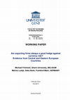 Research paper thumbnail of Are exporting firms always a good hedge against currency risk? Evidence from Central and Eastern European Countries