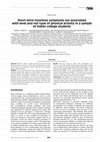 Research paper thumbnail of Short-term insomnia symptoms are associated with level and not type of physical activity in a sample of Indian college students