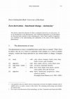 Research paper thumbnail of Zero-derivation – Functional Change – Metonymy