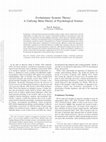 Research paper thumbnail of Evolutionary systems theory: A unifying meta-theory of psychological science