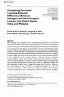 Research paper thumbnail of Comparing Perceived Listening Behavior Differences Between Managers and Nonmanagers Living in the United States, India, and Malaysia