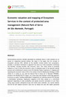 Research paper thumbnail of Economic valuation and mapping of Ecosystem Services in the context of protected area management (Natural Park of Serra de São Mamede, Portugal)