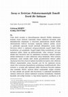 Research paper thumbnail of Savaş ve Terörizm: Psikotravmatolojik Temelli Teorik Bir Yaklaşım War and Terrorism: A Psychotraumatological Based Theoretical Approach