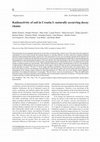 Research paper thumbnail of Radioactivity of soil in Croatia I: naturally occurring decay chains