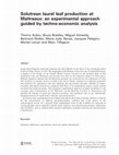 Research paper thumbnail of Solutrean laurel leaf production at Maîtreaux: an experimental approach guided by techno-economic analysis