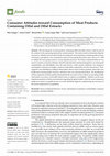 Research paper thumbnail of Consumer Attitudes toward Consumption of Meat Products Containing Offal and Offal Extracts