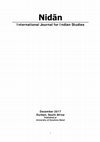 Research paper thumbnail of Nidan: International Journal for Indian Studies