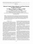 Research paper thumbnail of Multiscale computer design of photonic crystal based materials for optical chemosensors