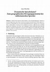 Research paper thumbnail of Dynamische Sprachräume? Zum geographischen Bewegungspotential der Sprecher des Aostatals