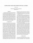 Research paper thumbnail of Learning object trajectory patterns by spectral clustering