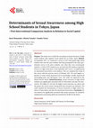 Research paper thumbnail of Determinants of Sexual Awareness among High School Students in Tokyo, Japan―Post-Interventional Comparison Analysis in Relation to Social Capital