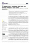 Research paper thumbnail of The Influence of Bi2O3 Nanoparticle Content on the γ-ray Interaction Parameters of Silicon Rubber