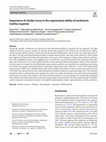 Research paper thumbnail of Importance of clitellar tissue in the regeneration ability of earthworm Eudrilus eugeniae