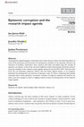 Research paper thumbnail of Epistemic corruption and the research impact agenda