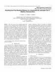 Research paper thumbnail of Buckling And Post Buckling Behavior For Unsymmetrical Laminates Part I: Curing Cycle