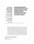 Research paper thumbnail of Conformational basis for the biological activity of TOAC-labeled angiotensin II and bradykinin: Electron paramagnetic resonance, circular dichroism, and fluorescence studies