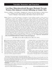 Research paper thumbnail of Low-Dose Mineralocorticoid Receptor Blockade Prevents Western Diet-Induced Arterial Stiffening in Female Mice