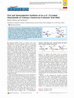 Research paper thumbnail of First and Stereoselective Synthesis of an α-(2→5)-Linked Disaccharide of 3-Deoxy-d-manno-oct-2-ulosonic Acid (Kdo)