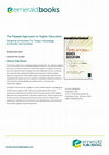 Research paper thumbnail of The Flipped Approach to Higher Education