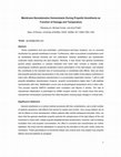 Research paper thumbnail of Membrane nanodomains homeostasis during propofol anesthesia as function of dosage and temperature