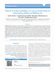 Research paper thumbnail of Pattern of ocular morbidities: A cross-sectional study on school-going children in Shillong city