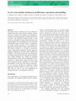 Research paper thumbnail of In vitro ovine articular chondrocyte proliferation: experiments and modelling